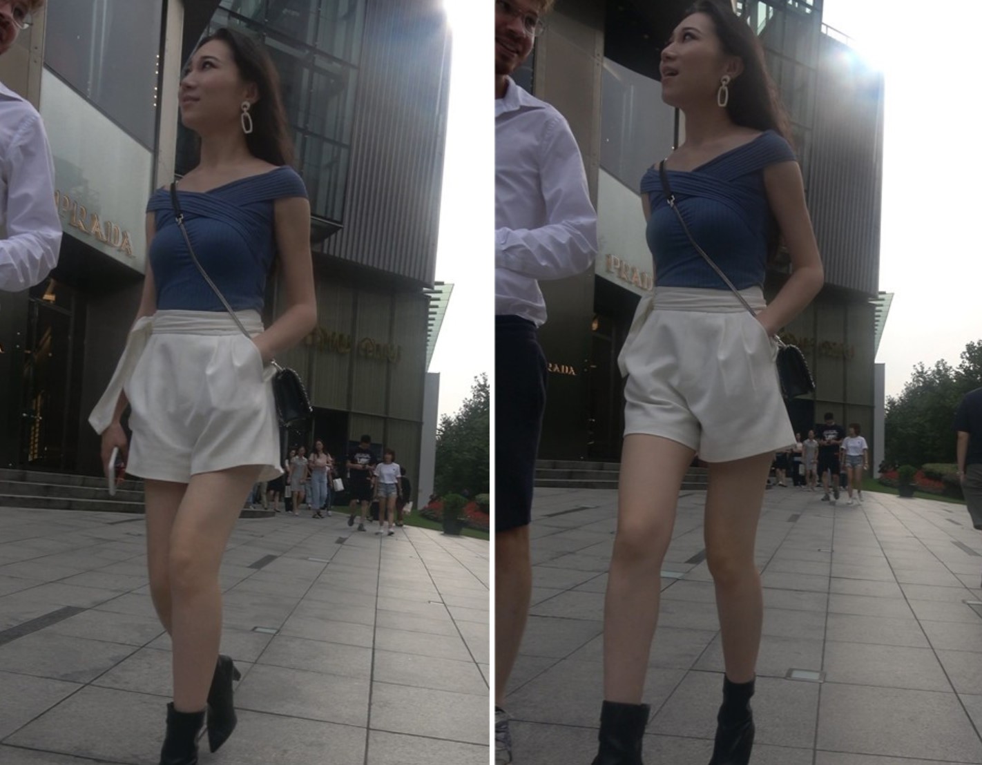 4K 街拍性感高贵美女