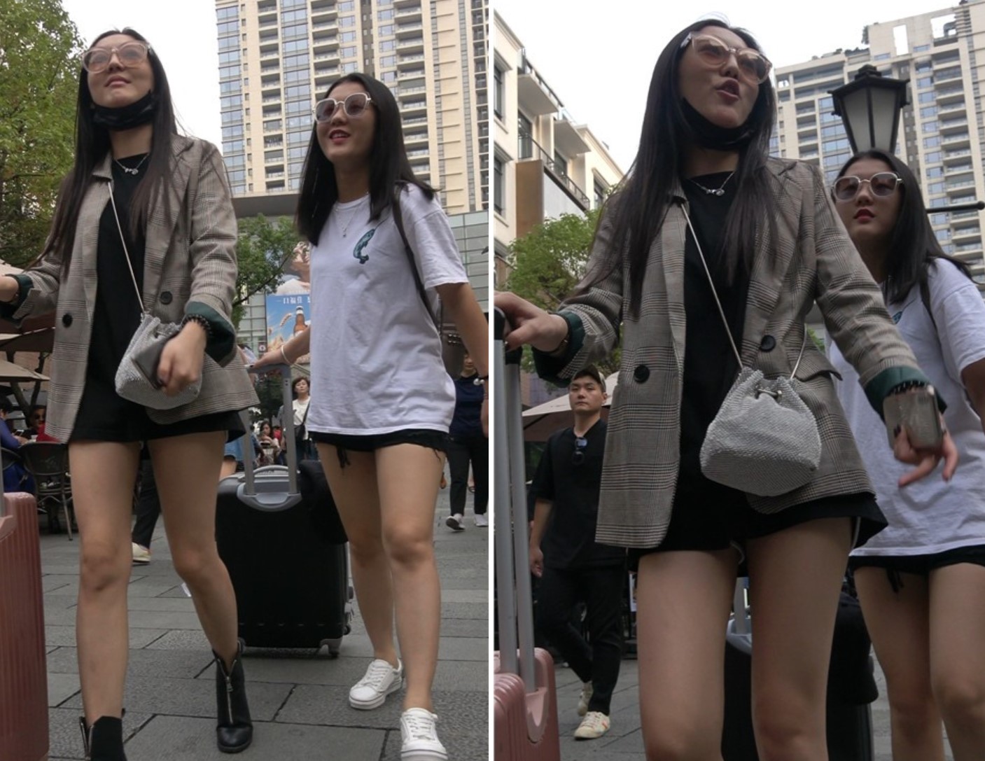 4K 街拍美腿性感大美女