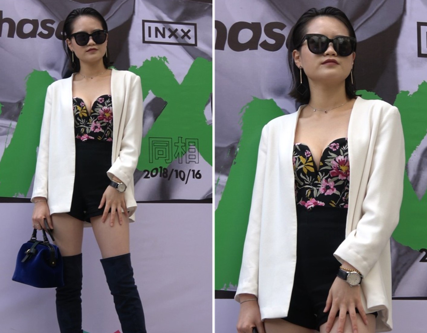 4K 丰满的成熟美女街拍