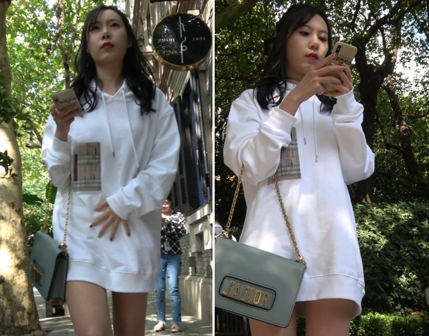 4K 白衣白鞋丝袜美女貌美如花