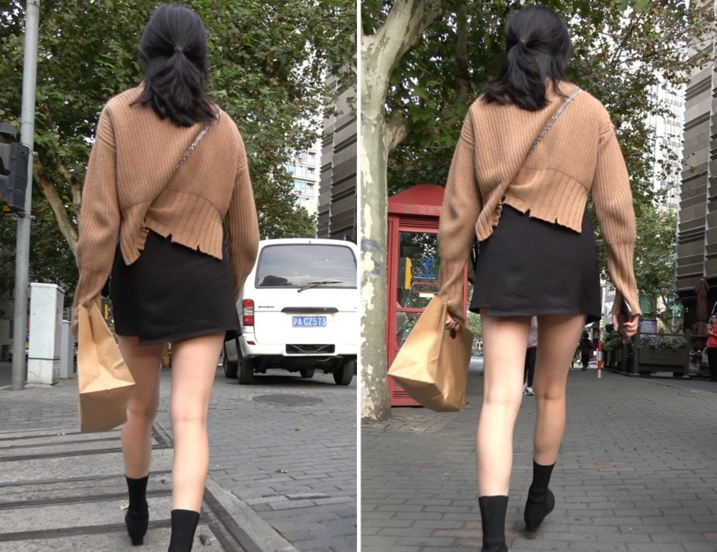 4K - 短裙美腿性感街拍美女姐姐 [1.17 GB/MP4]