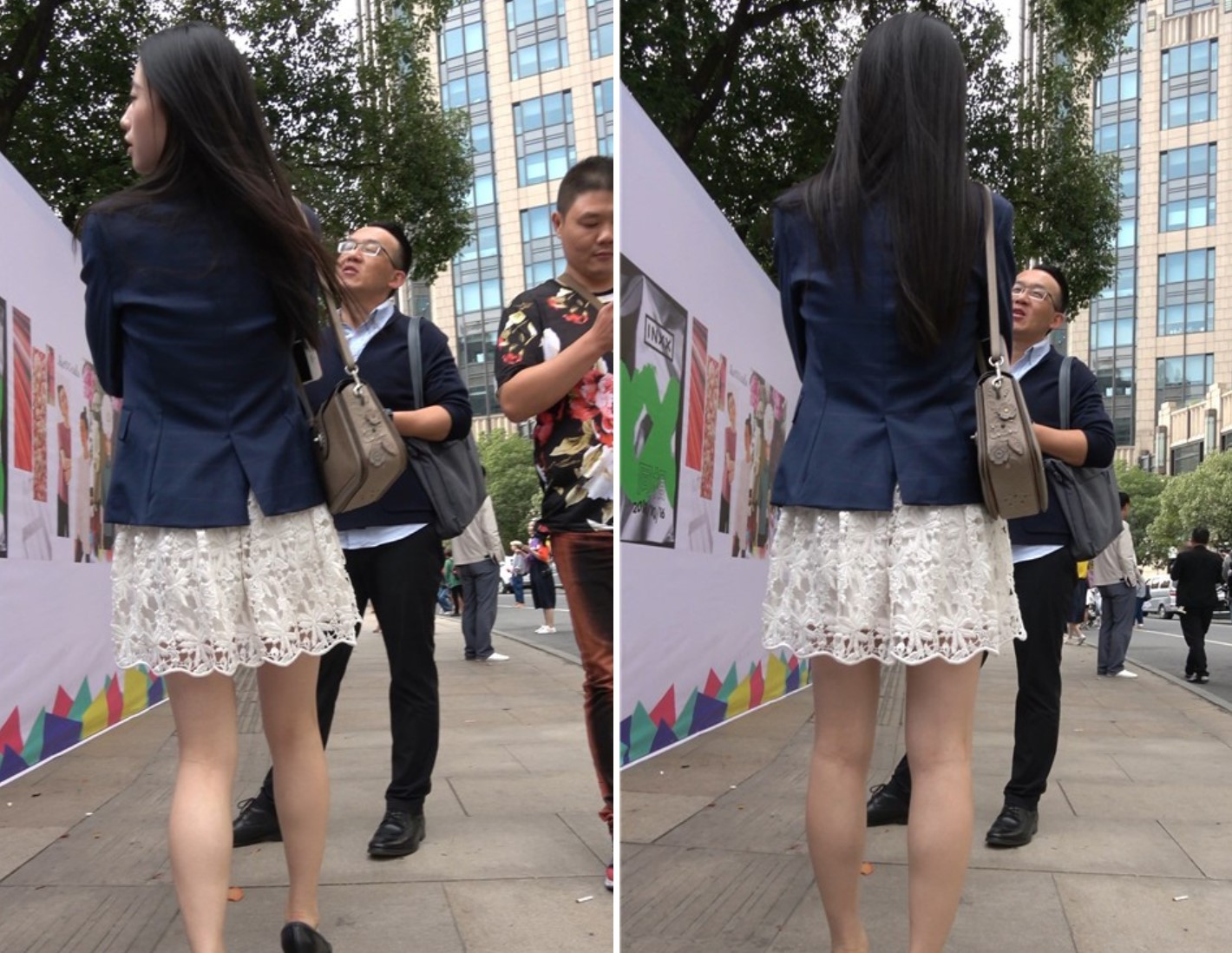 4K - 连衣裙街拍高跟美腿姐姐 [1.04 GB/MP4]