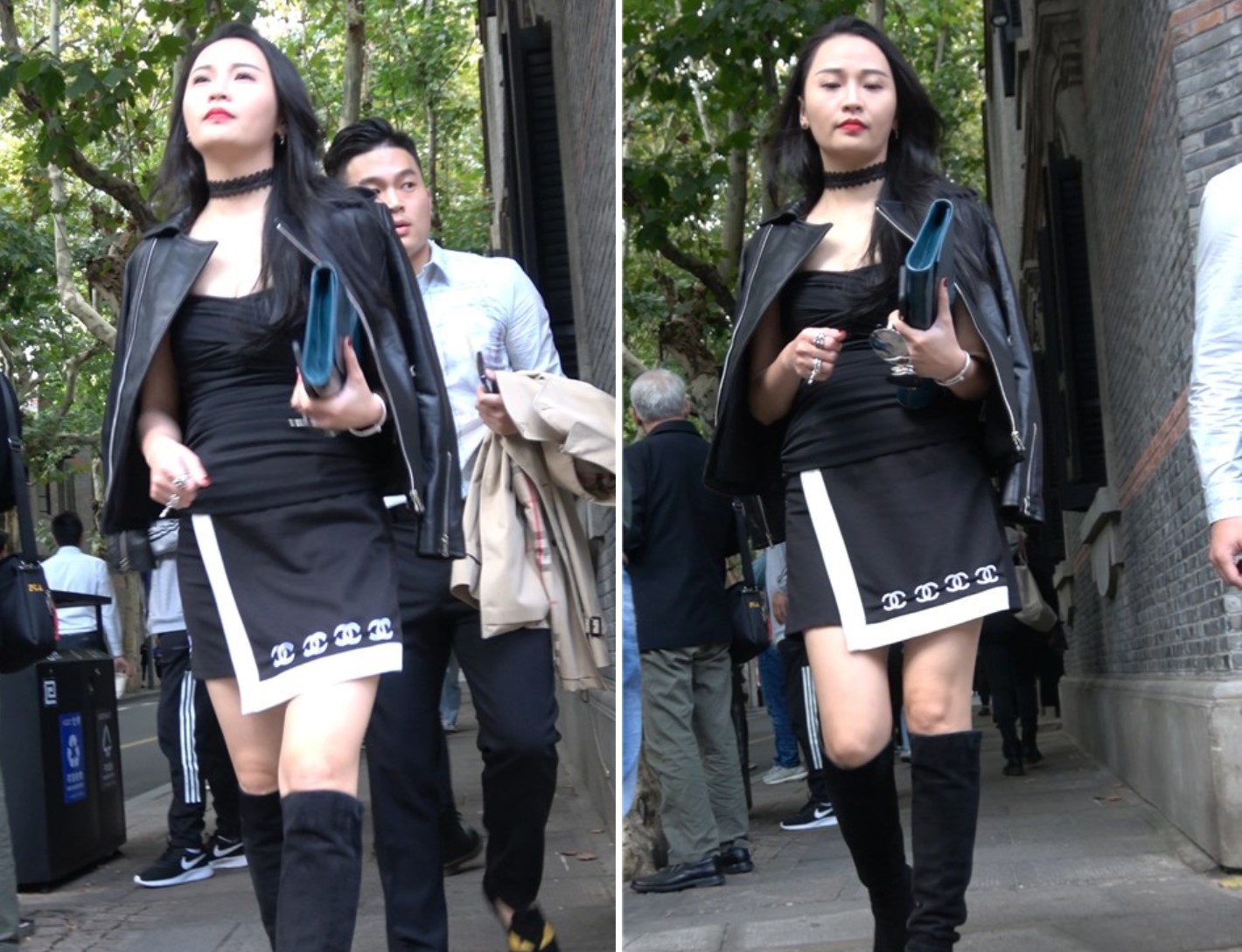 性感短裙街拍美腿美女 [635 MB/MP4]