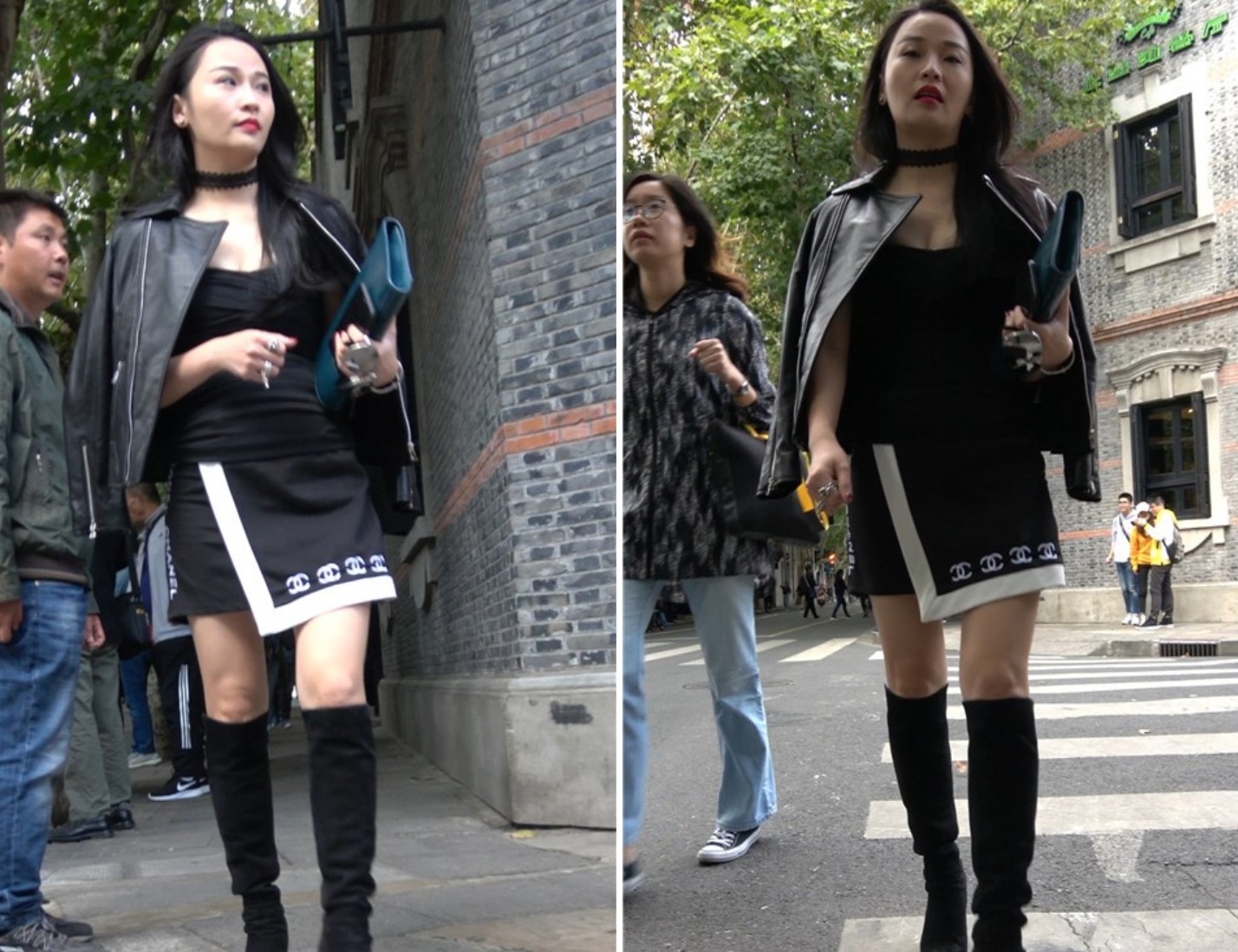 性感短裙街拍美腿美女 [635 MB/MP4]