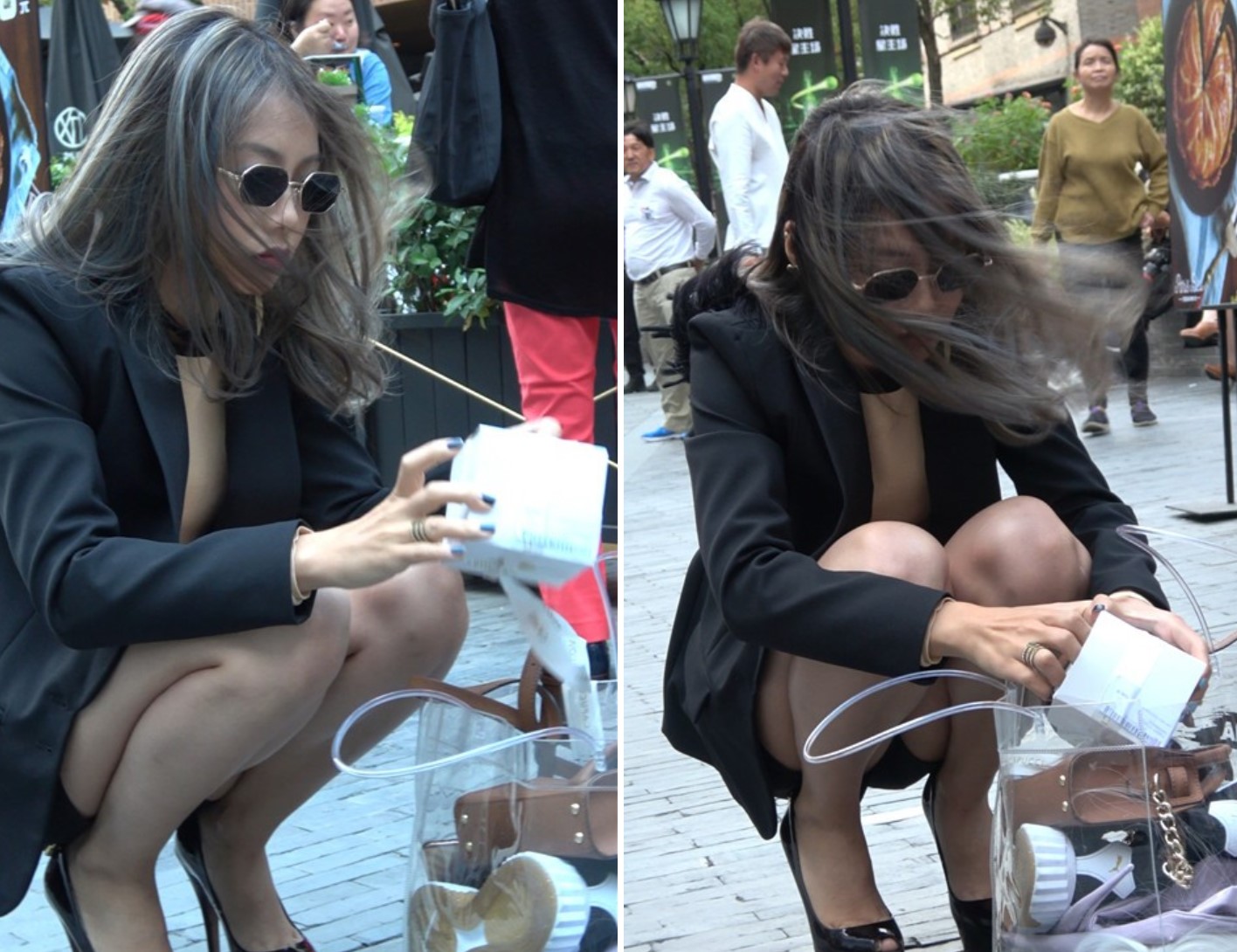 高跟短裙西服美女摆拍 [1.91 GB/MP4]