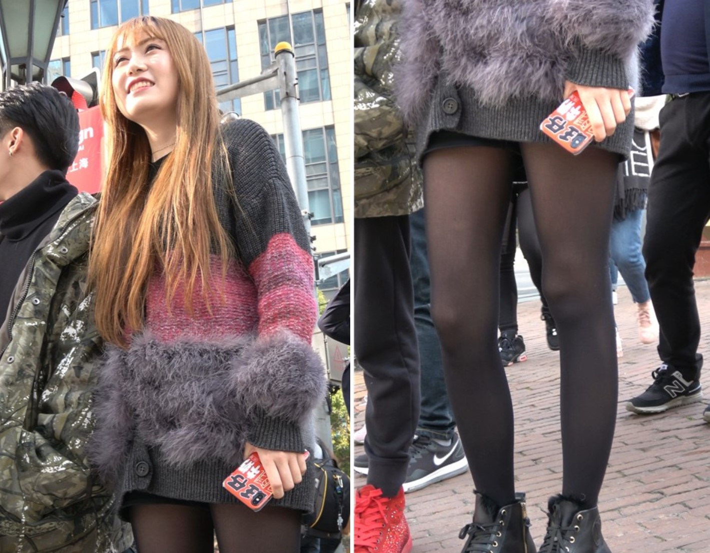 街拍貌美如花的黑丝高颜值美女姐姐 [1.46 GB/MP4]