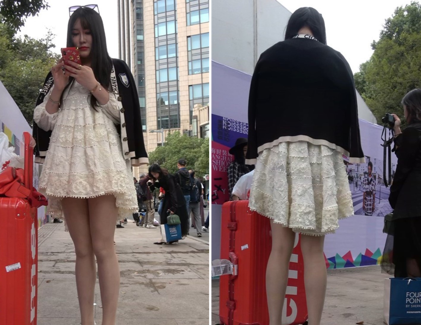 4K - 丝袜高跟美腿公主裙美女摆拍 [1.69 GB/MP4]