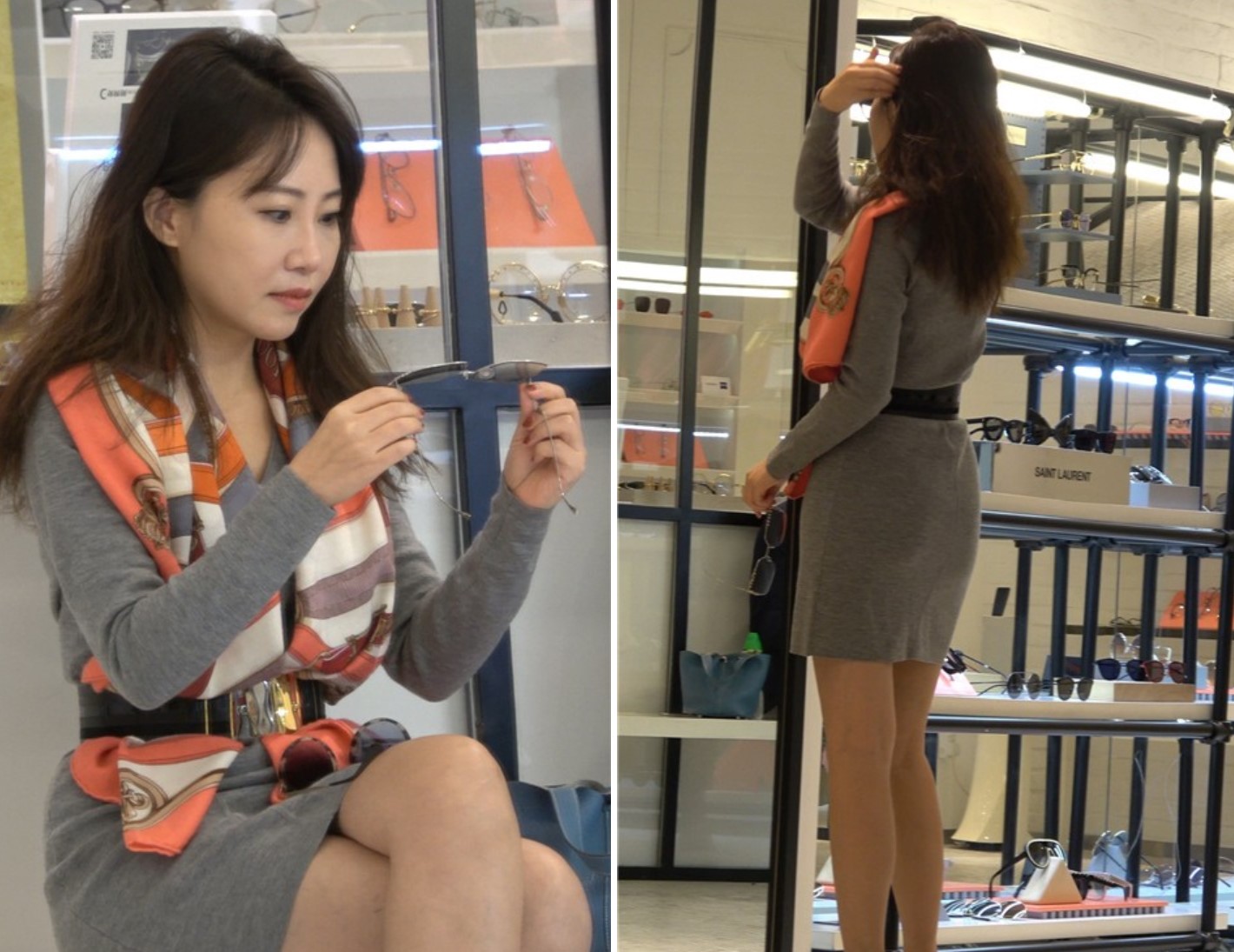 4K - 气质高贵优雅街拍美足高跟美女 [1.82 GB/MP4]