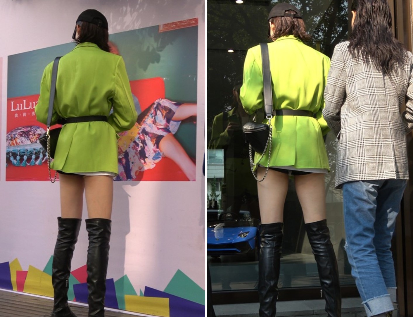 街拍长靴苗条美女 [2.28 GB/MP4]