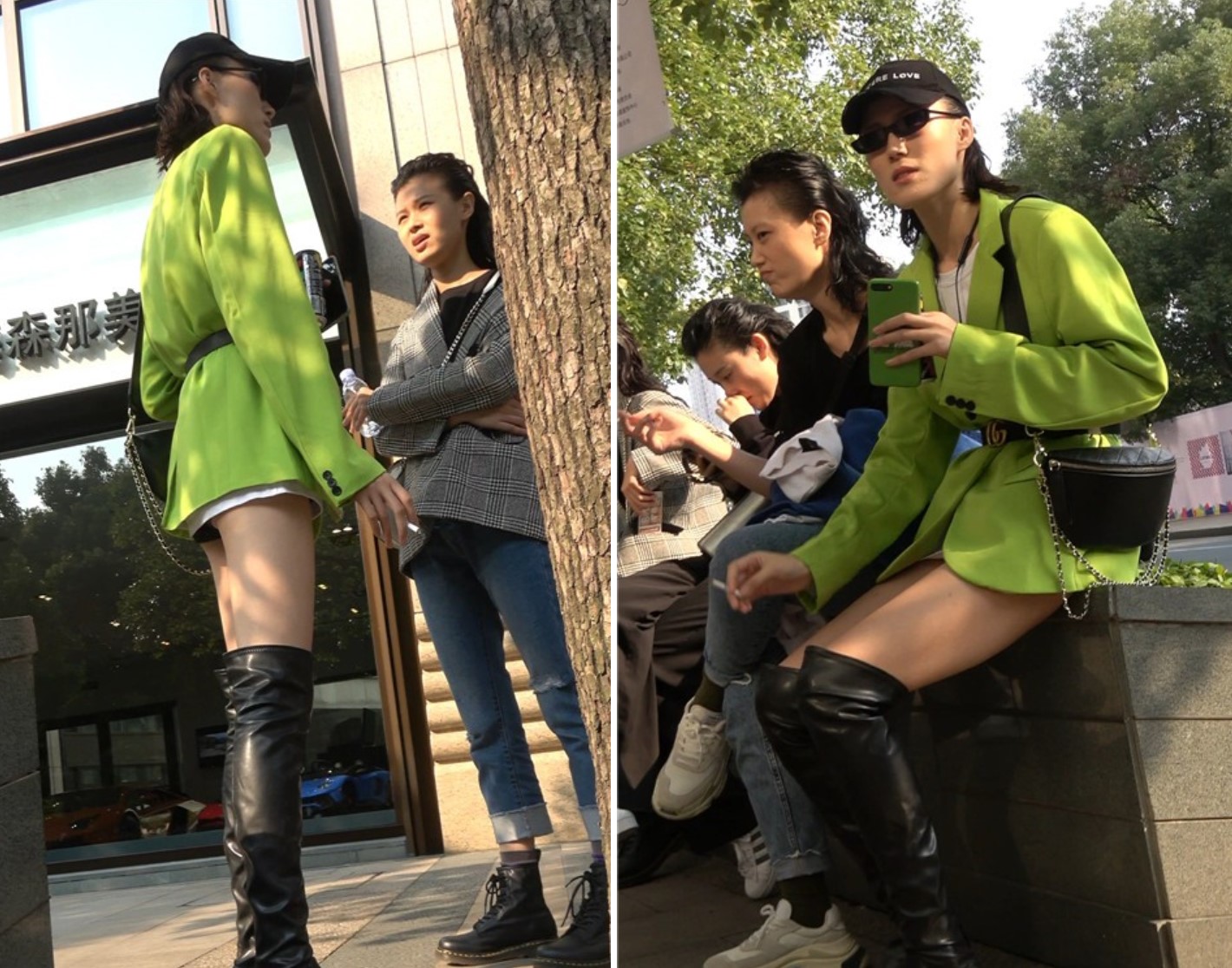 街拍长靴苗条美女 [2.28 GB/MP4]