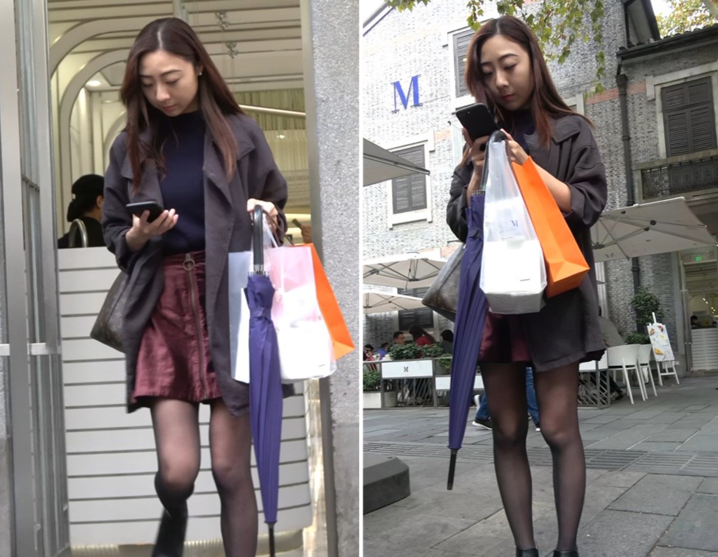 4K - 街拍黑丝美腿气质高颜值美女 [1.34 GB/MP4]