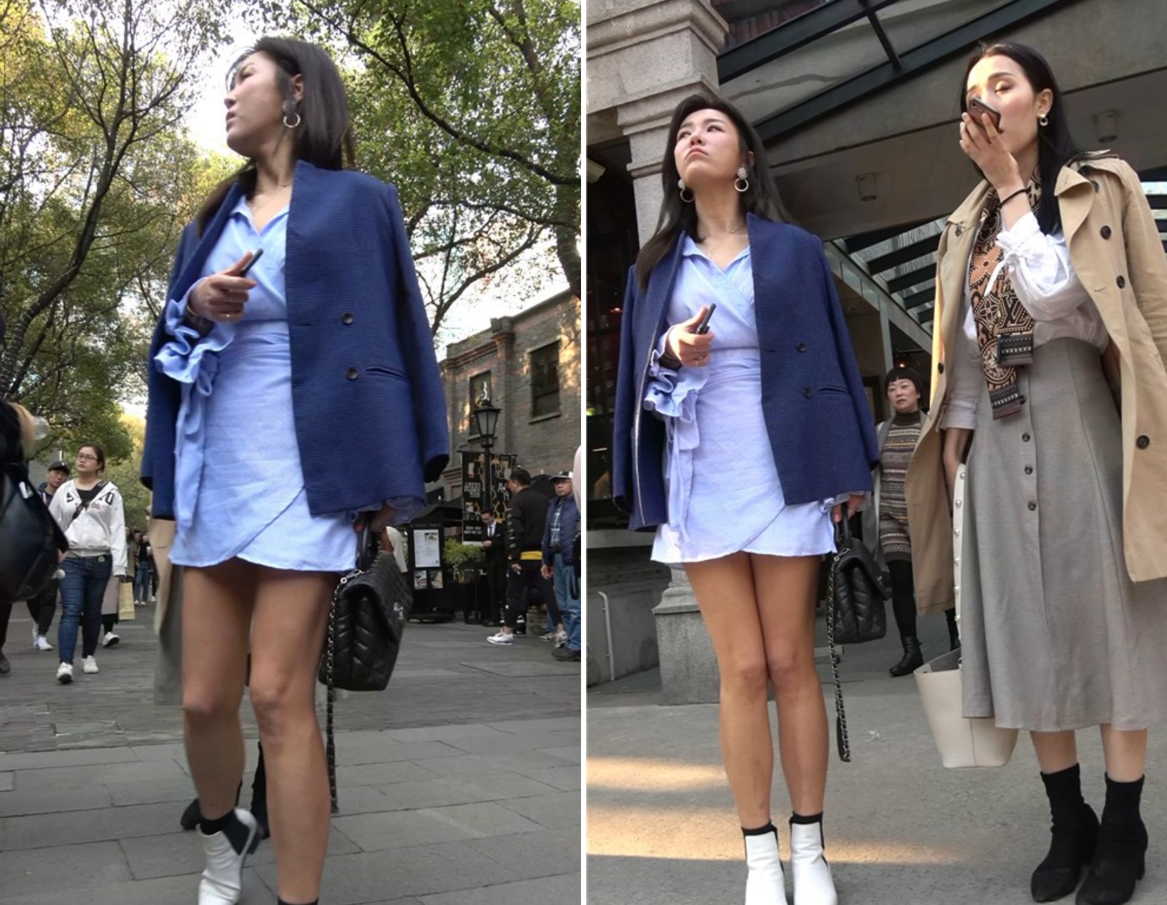 4K - 街拍美腿气质美女姐姐 [1.66 GB/MP4]