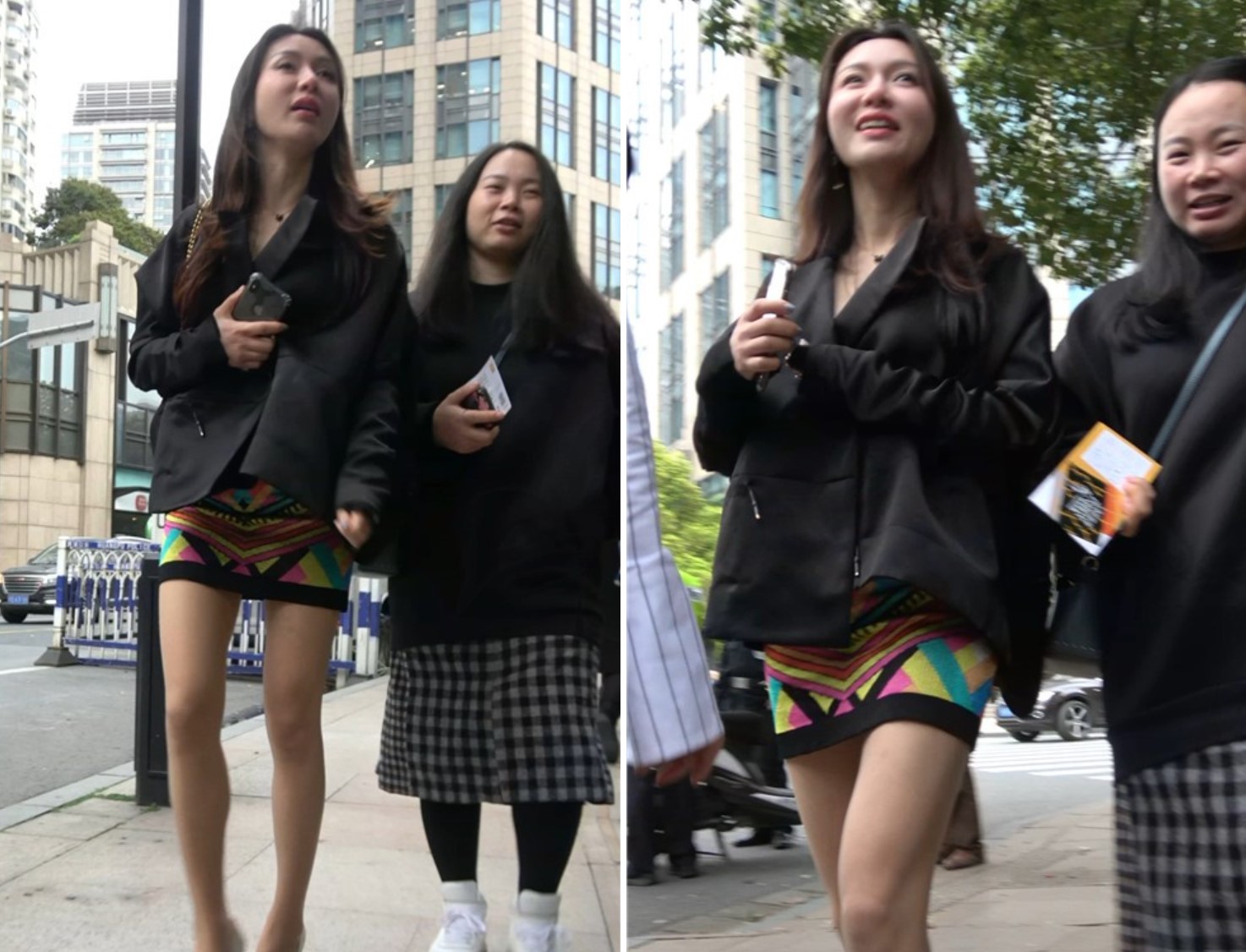 街拍短裙，高跟极品美女 [489 MB/MP4]