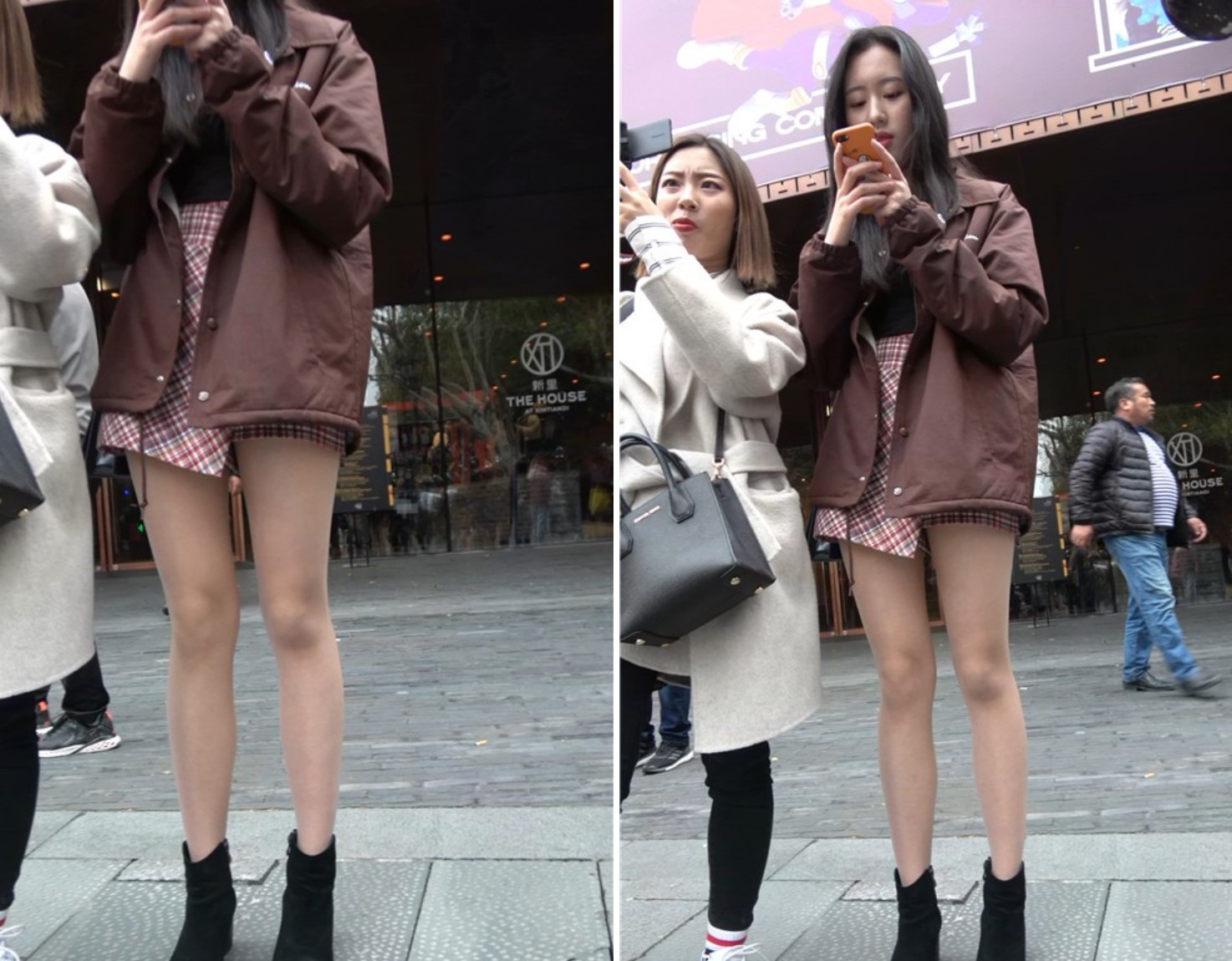 性感的丝袜美腿街拍美女 [1.32 GB/MP4]