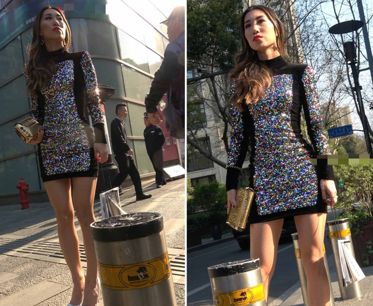 4K - 性感火辣身材的包臀裙女郎 [739 MB/MP4]