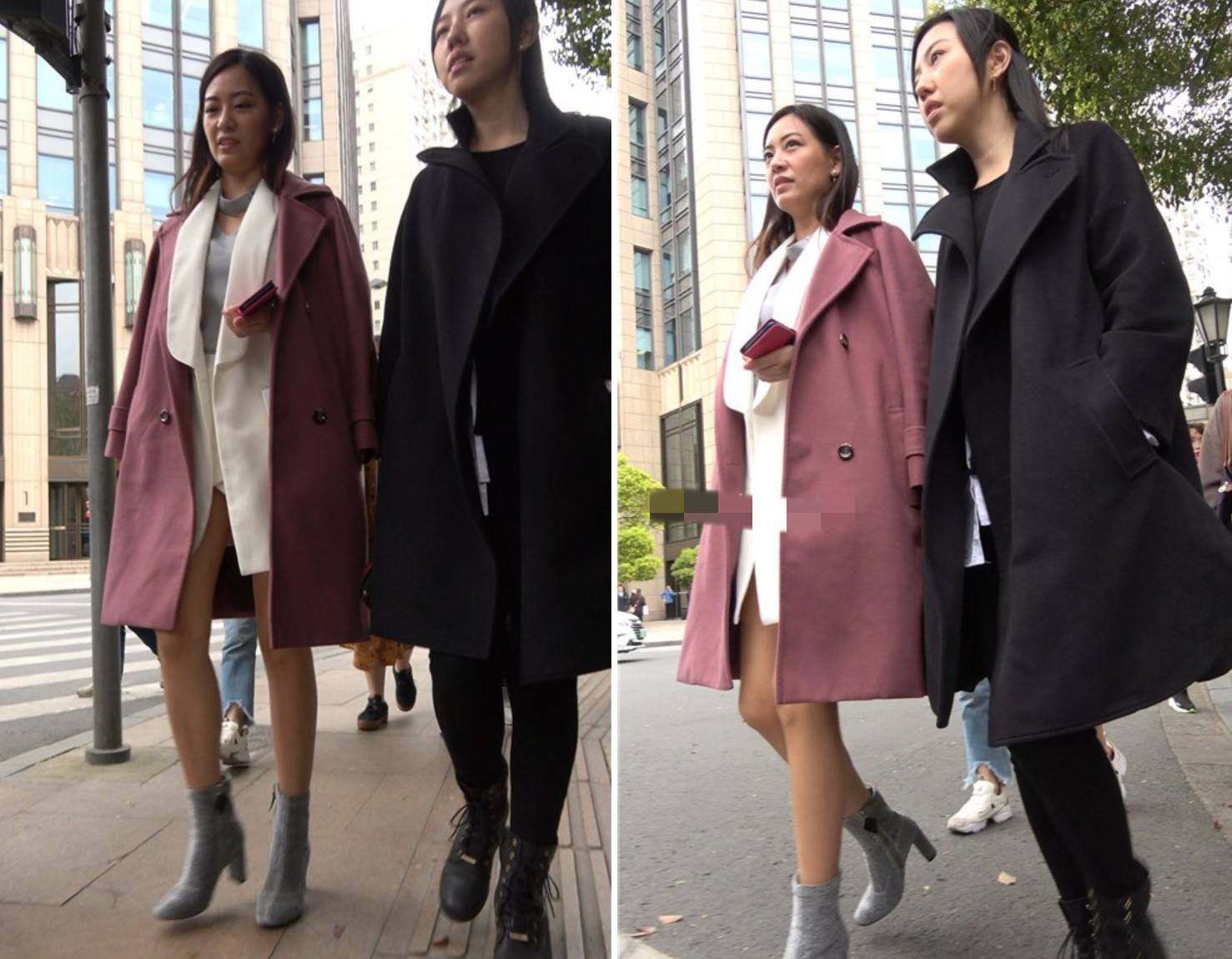 4K - 街拍长大衣时尚成熟美女 [962 MB/MP4]