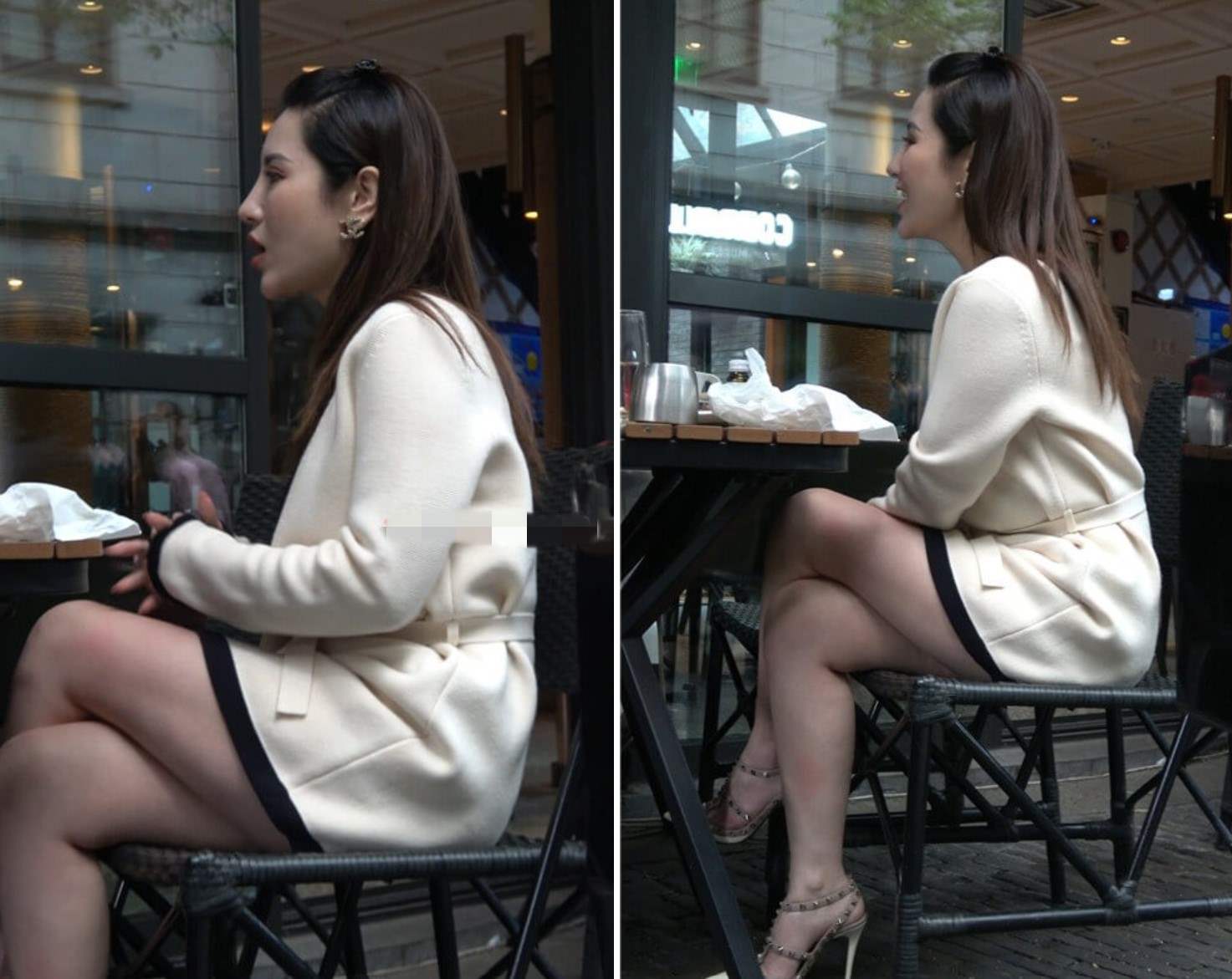 4K - 白皙美腿高跟美女跟姐妹的下午茶时间 [2.76 GB/MP4]