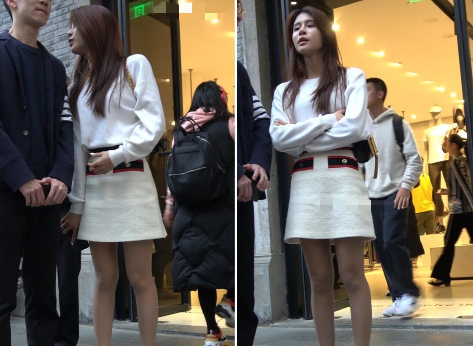 4K - 街拍丝袜高跟短裙美女 [1.01 GB/MP4]