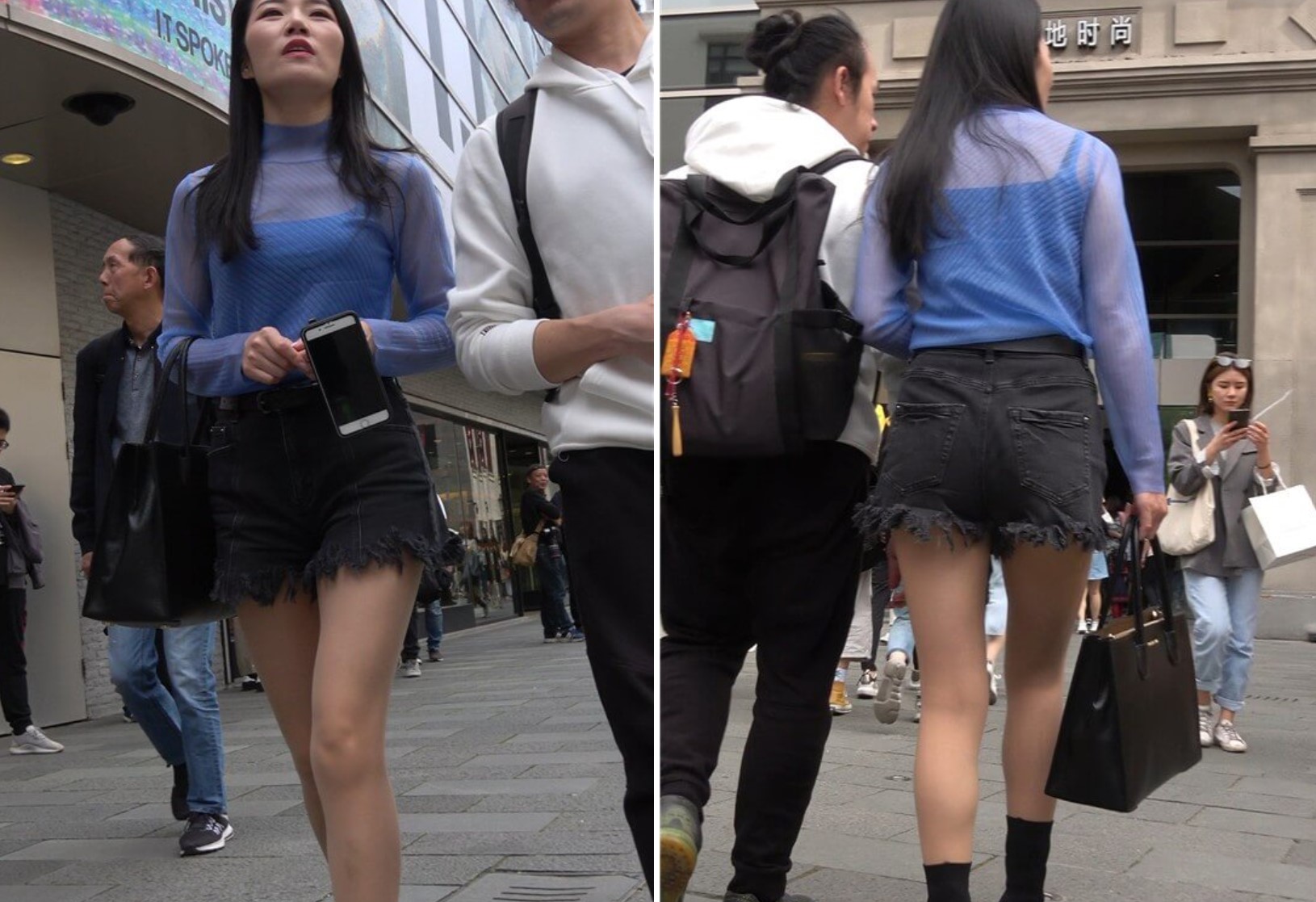 街拍热裤性感美腿街拍美女 [1.39 GB/MP4]