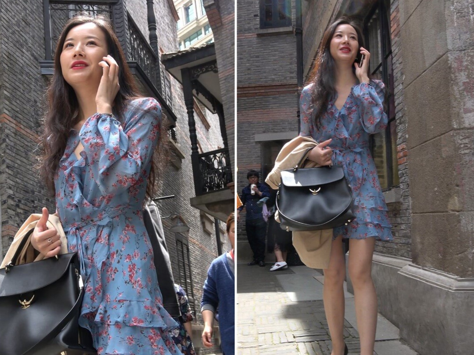 4K - 气质街拍高颜值美女 [1.56 GB/MP4]