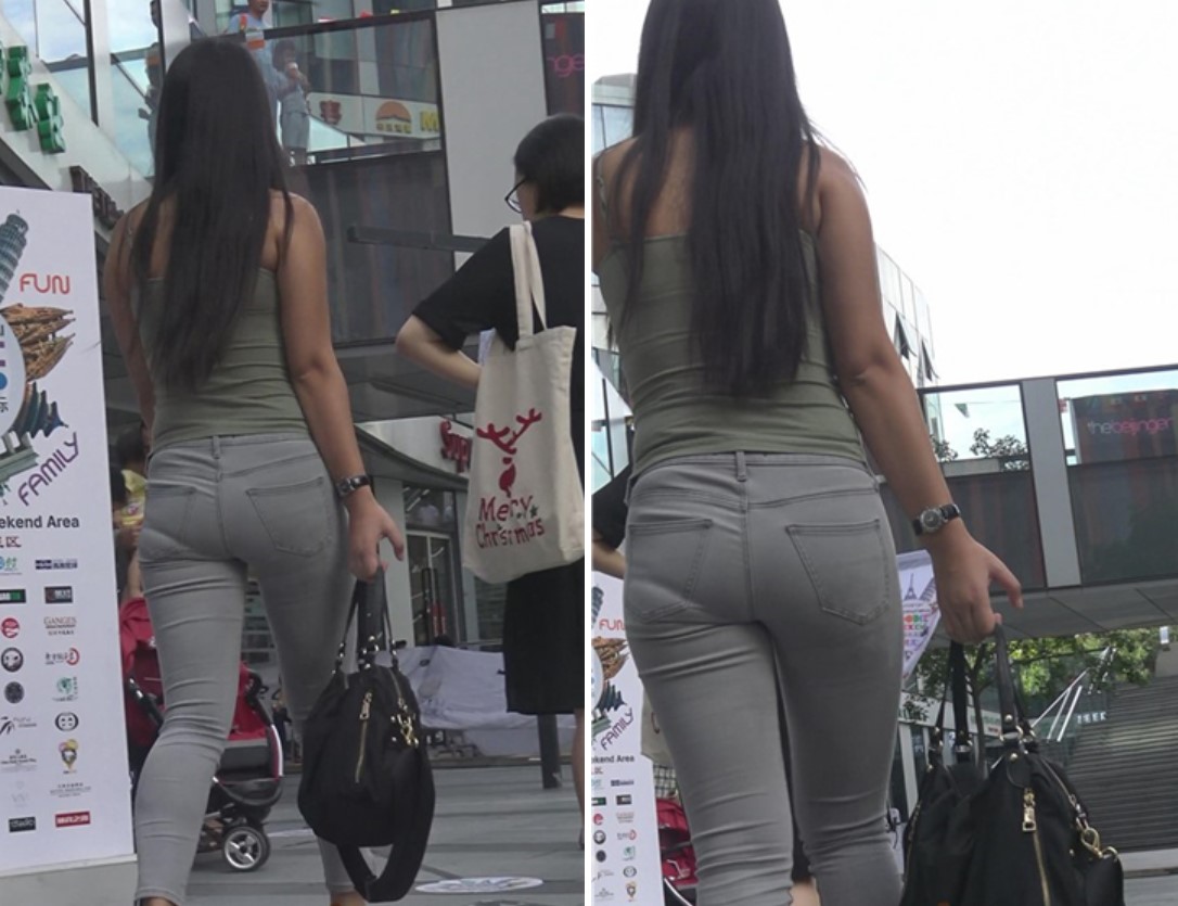 4k-吊带衫紧身丰臀高跟鞋女神，长发飘飘真漂亮！[2.45 GB/MP4]