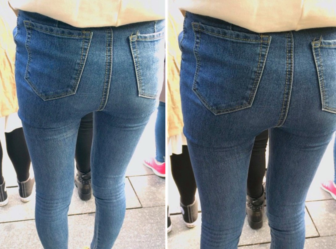 超紧身的蓝牛妹子，感觉快要撑爆了！[2.85 GB]