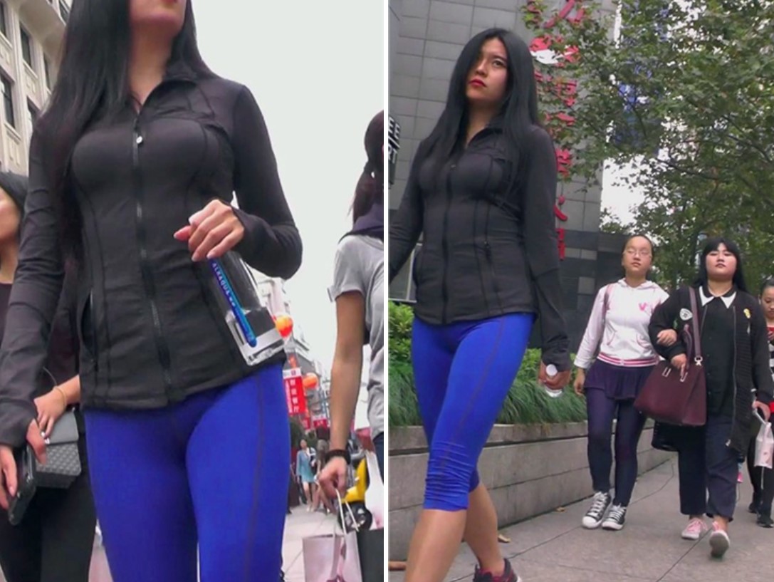 步伐矫健的紧身瑜伽裤圆臀MM [1.06 GB]