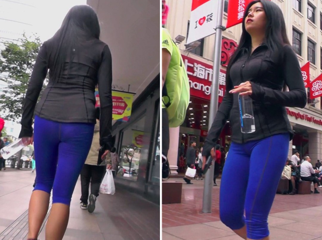 步伐矫健的紧身瑜伽裤圆臀MM [1.06 GB]