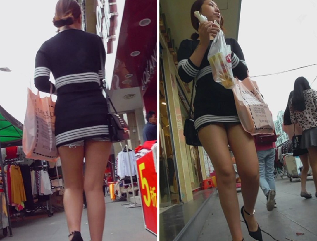 跟拍美腿超短牛仔裤高跟鞋MM [1.49 GB]