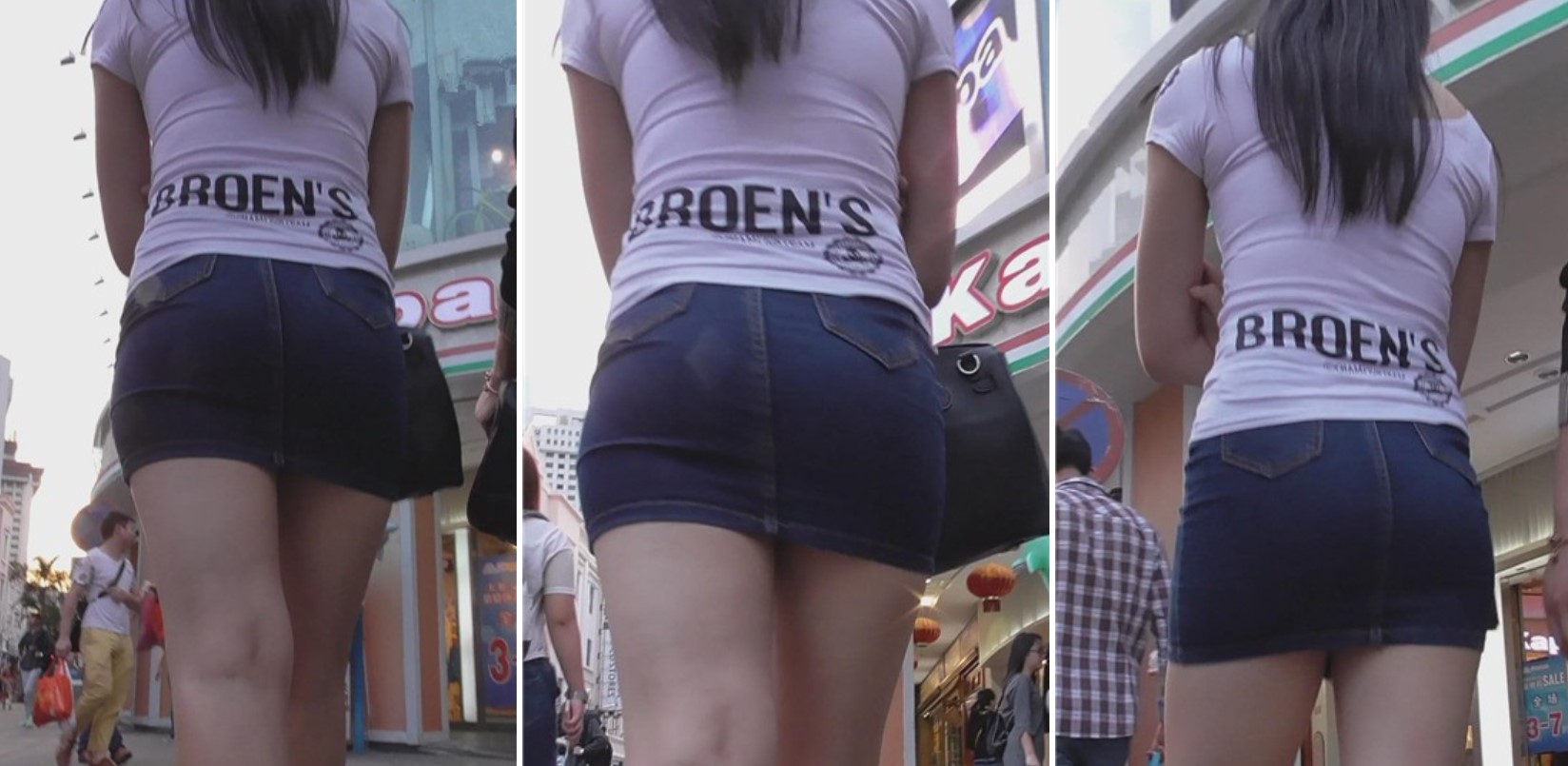 丰满紧身包臀牛仔裙MM，底盘扎实 [469 MB]