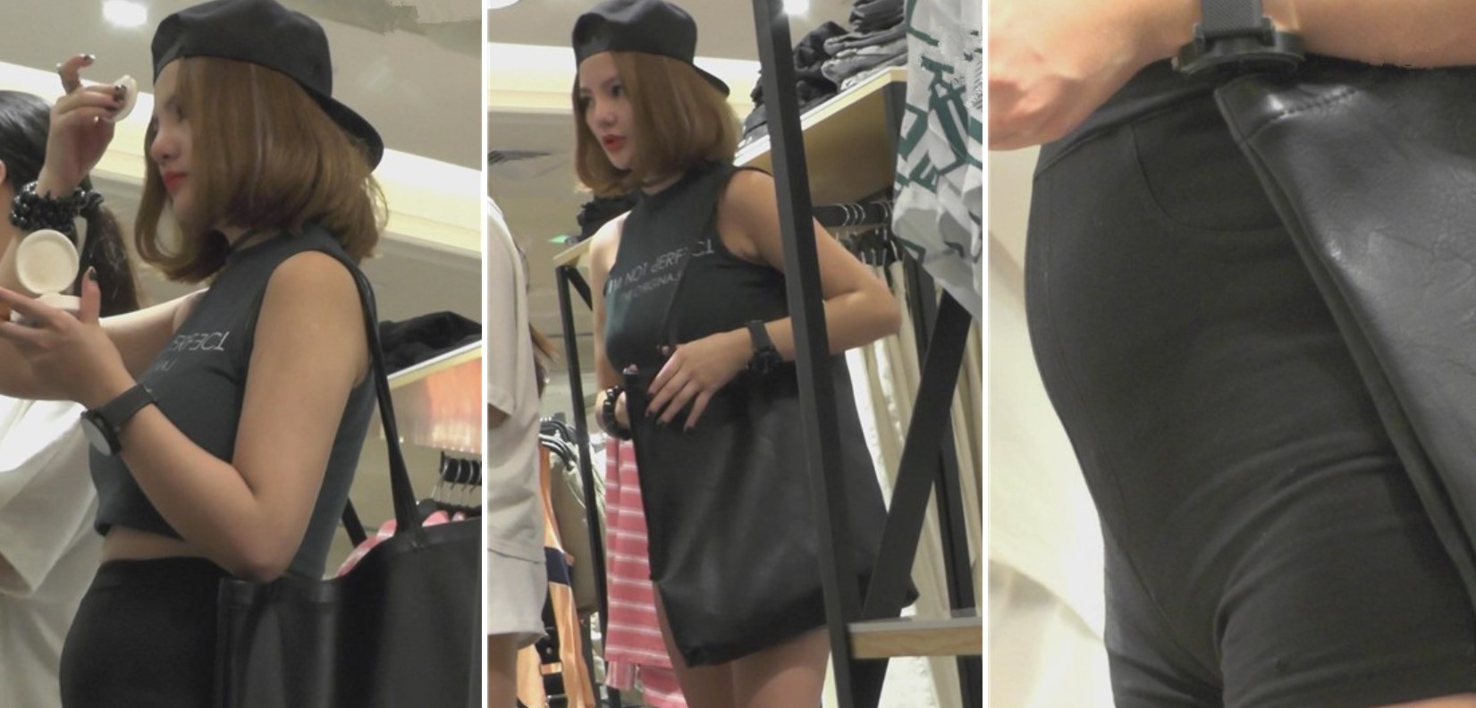 饱满小腹微隆起的另类女孩服装店试衣服 [473 MB]