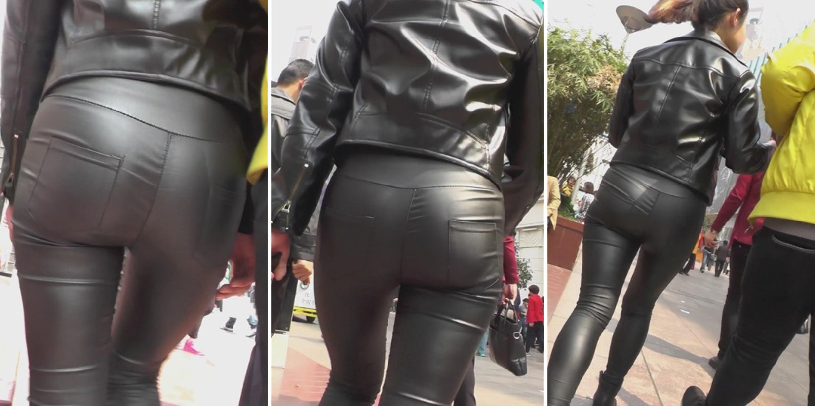 皮衣皮裤大屁屁美眉 [318 MB]