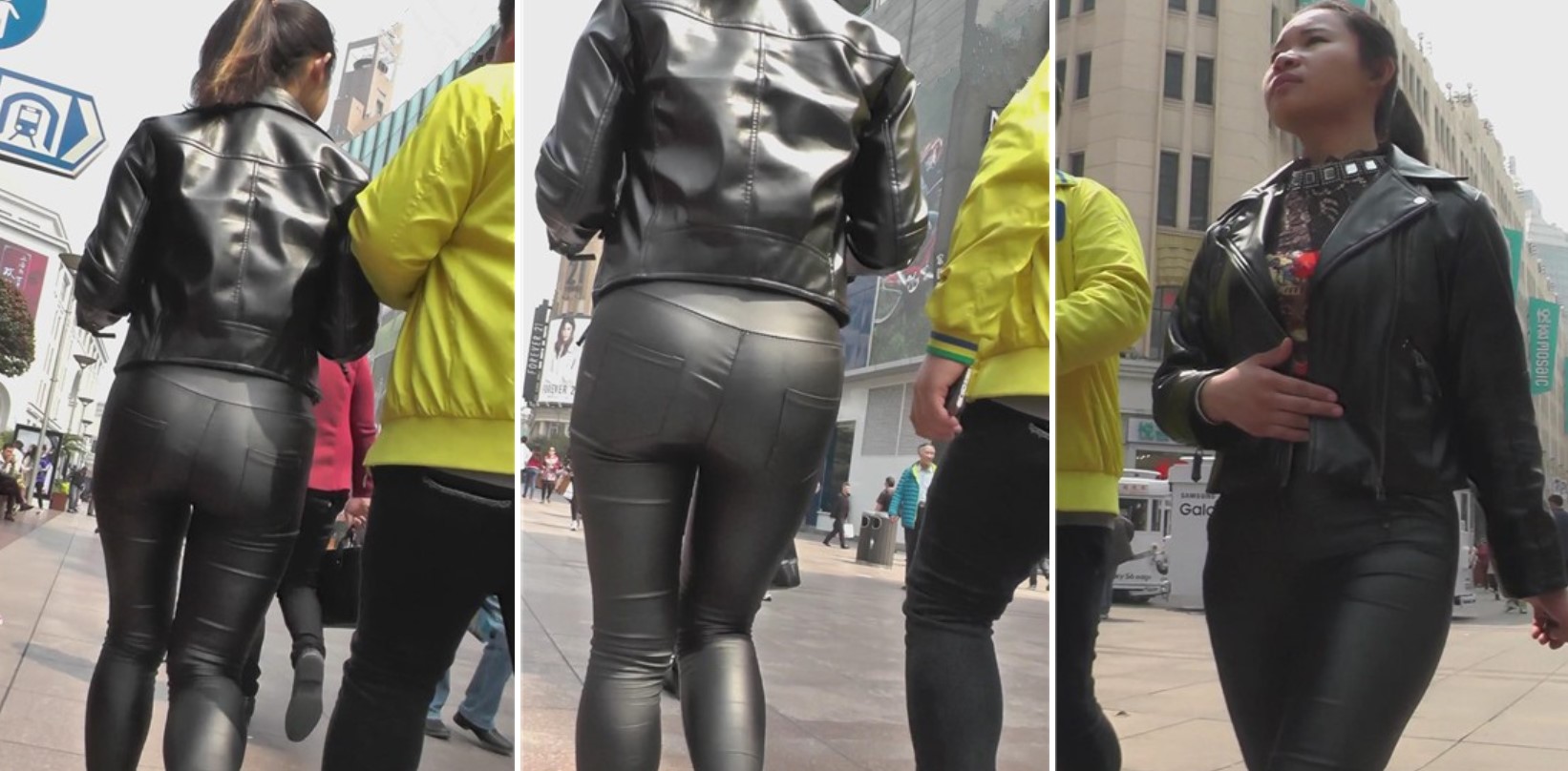 皮衣皮裤大屁屁美眉 [318 MB]