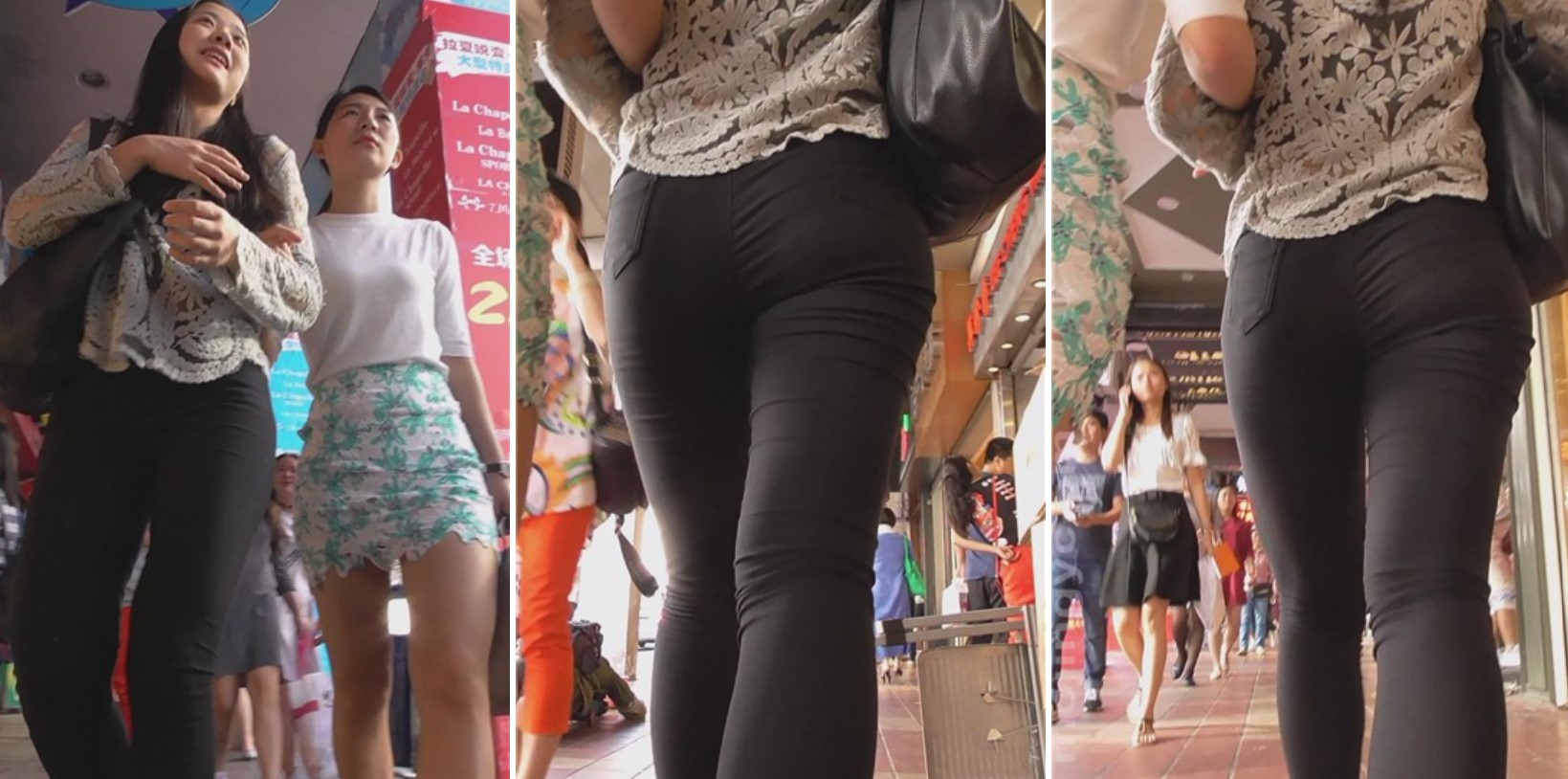 姐妹花逛街，手拉手 [546 MB]