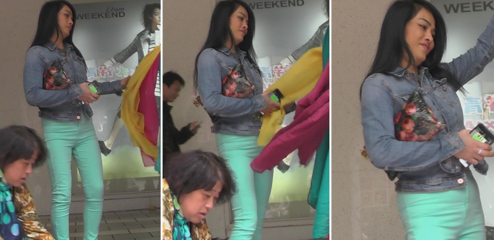 牛仔学生小美女商场买买买，挑选到心仪的衣服 [622 MB]