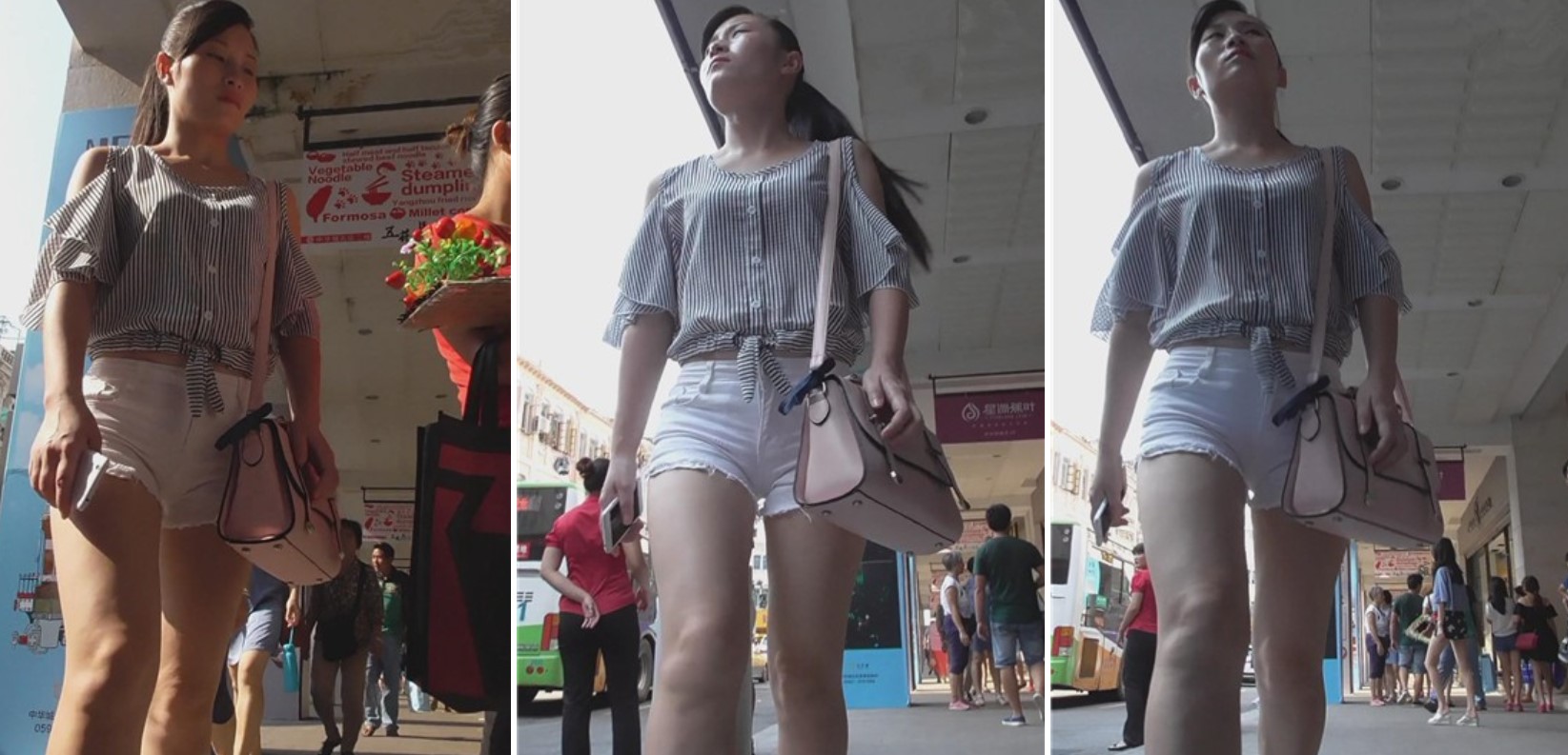 4K - 街拍跟拍马尾辫美眉 [551 MB]