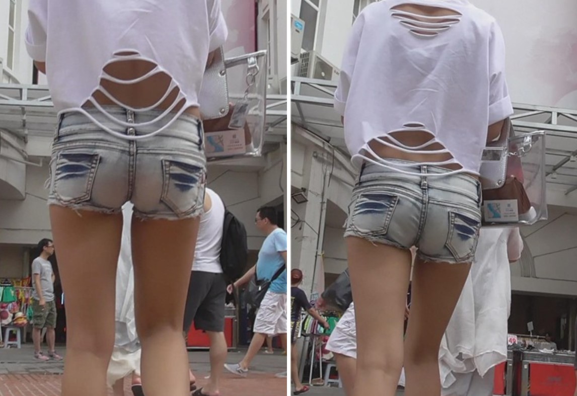 超漂亮的美三角MM，圆润饱满。[285 MB]