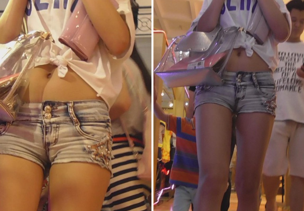 超漂亮的美三角MM，圆润饱满。[285 MB]