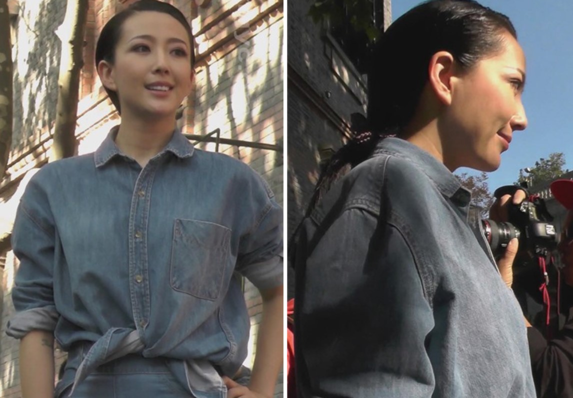 美腿好身材的牛仔美女，拍照很配合。[632 MB]