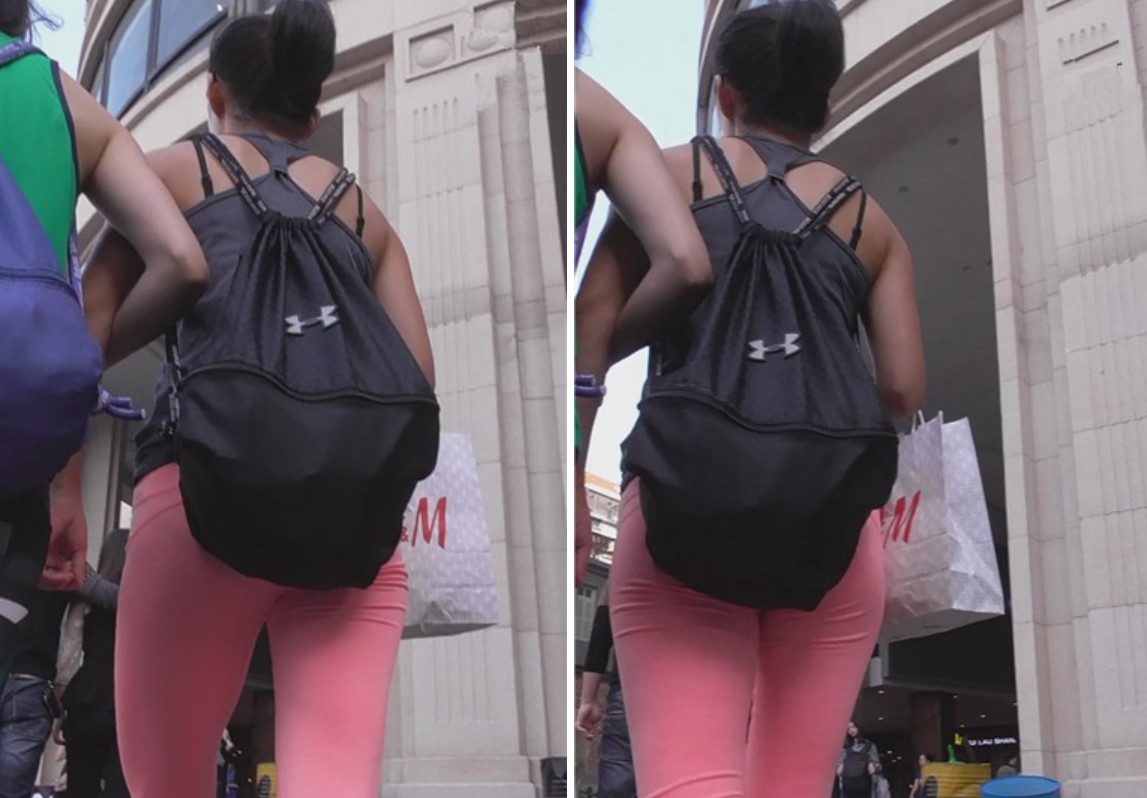 超薄紧身瑜伽裤美女 [218 MB]