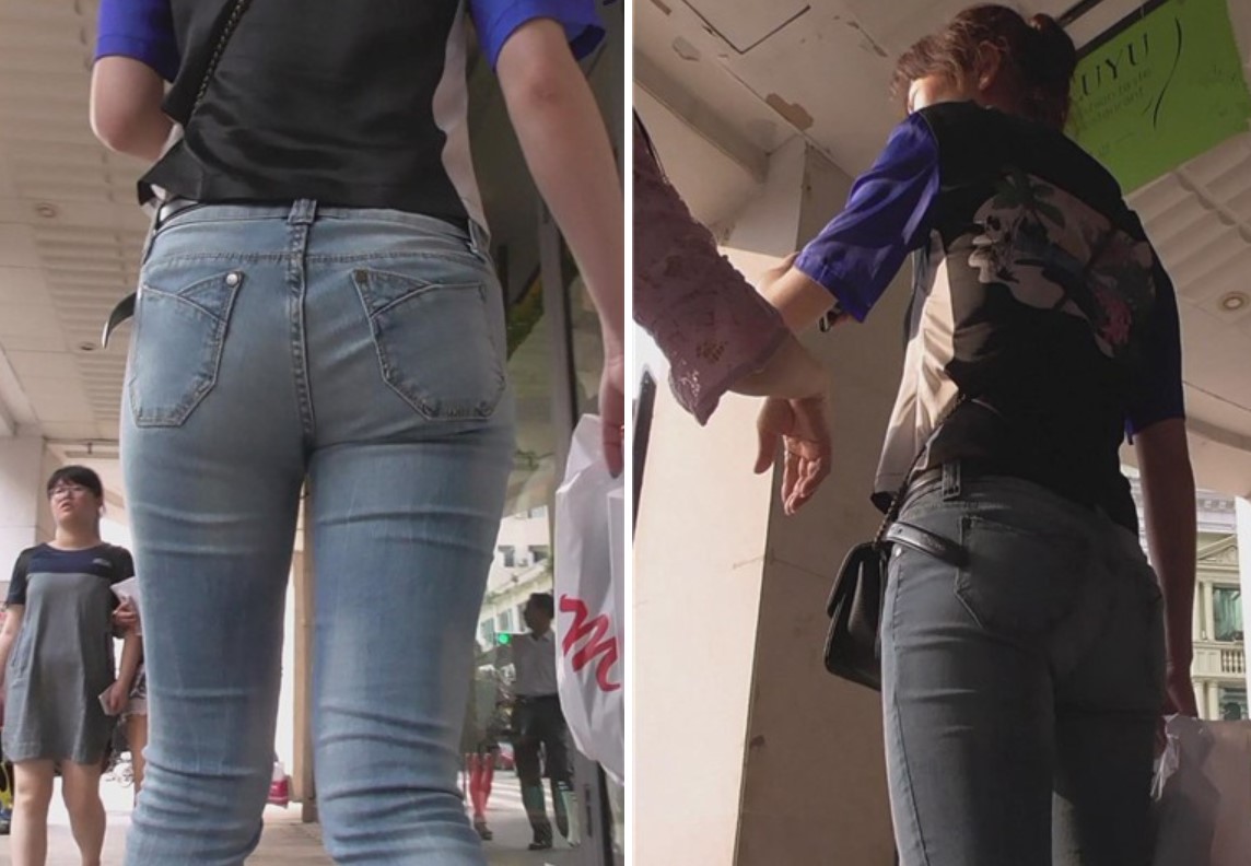 紧身牛仔裤美女姐姐，朴素的妹子 [697 MB]