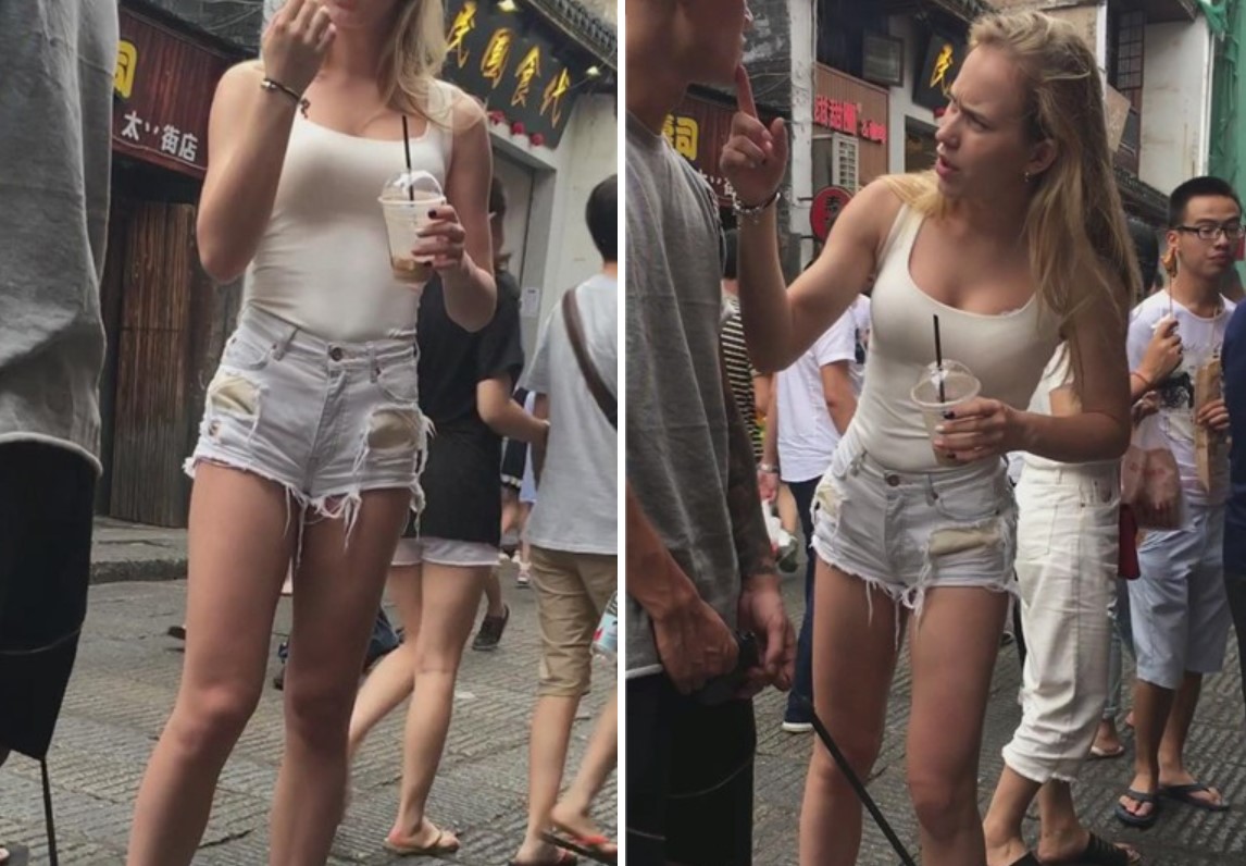 街拍金发碧眼外国情侣 [2.44 GB]