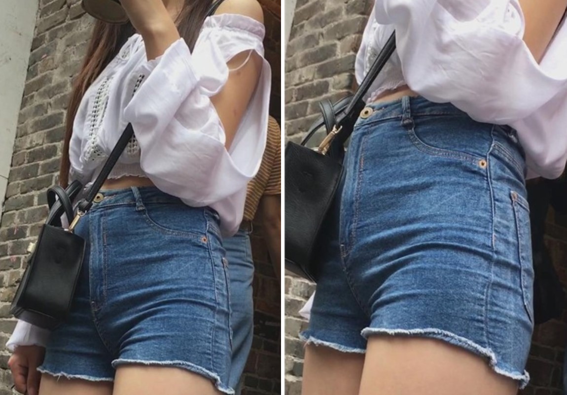 身材超级劲爆的牛仔短裤美女 [2.22 GB]