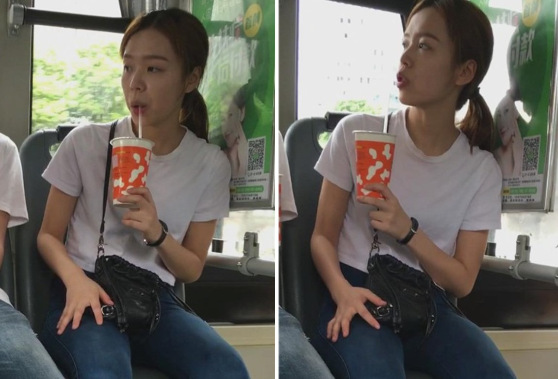 一路跟着紧身蓝牛小清新美眉 [1.74 GB]