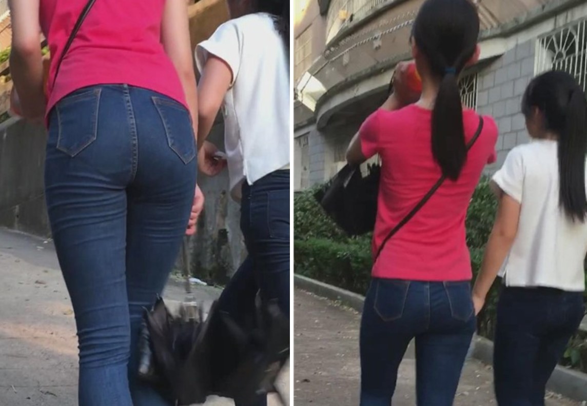 跟着圆臀紧身蓝牛姐妹花爬山 [1.06 GB]