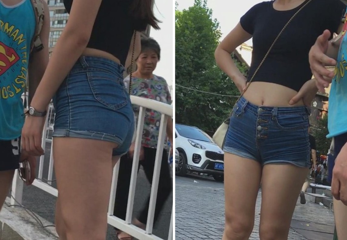 超级丰满翘臀牛仔热裤美眉 [1.37 GB]