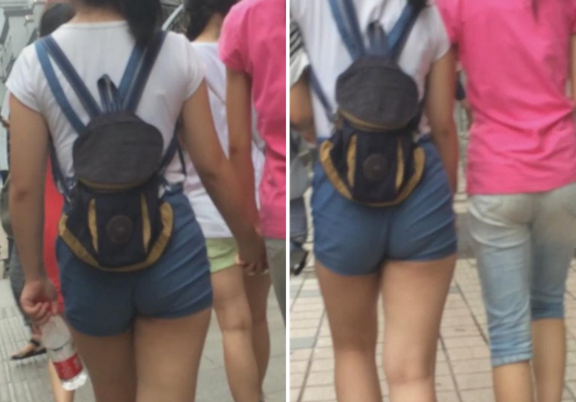 紧身热裤F臀姐妹花压马路 [618 MB]