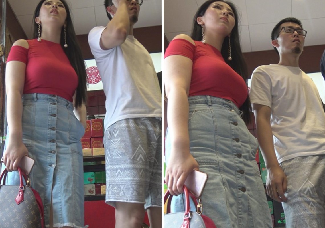 4k-街拍超级丰满牛仔裙女神姐姐 [1.28 GB]