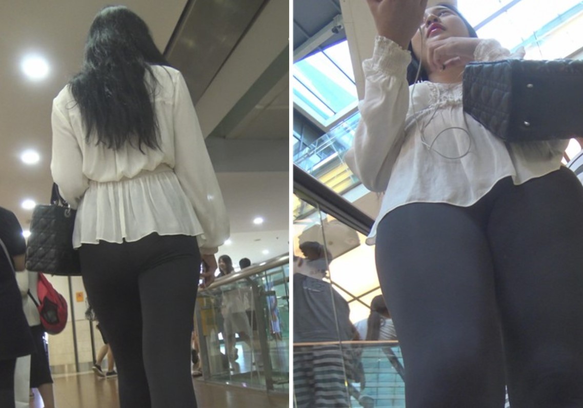 4k-极品黑色打底裤圆臀美女姐姐，身材太赞了 [2.37 GB]