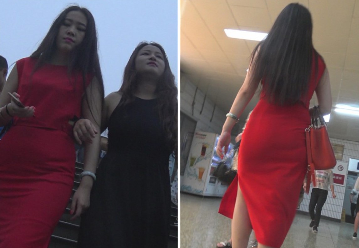 4k-性感大红长裙美腿高跟鞋shu女 [3.18 GB]